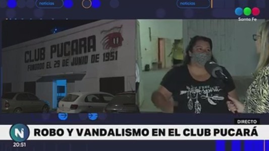 Otra vez robaron y vandalizaron el Club Pucará en barrio Trasnporte