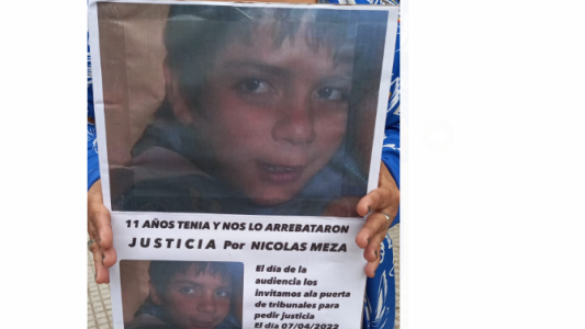 Crimen de Nicolás Meza: La familia rechaza salidas transitorias del asesino