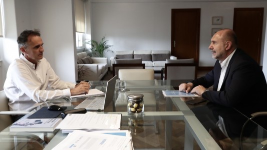 Perotti y Katopodis se reunieron para analizar las obras a realizarse en la provincia