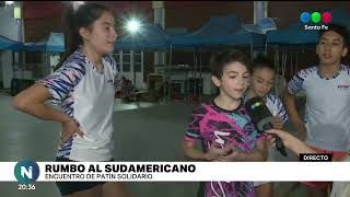 Rumbo al Sudaméricano: Encuentro de patín solidario