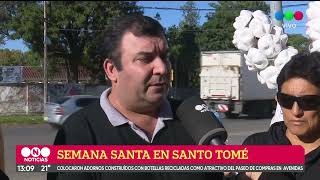 Pascuas coloridas y sustentables en Santo Tomé