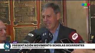 Se realizó la presentación del movimiento Scholas Ocurrentes en la ciudad