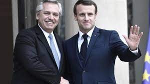 Alberto Fernández apoyó por redes a Macron para el balotaje