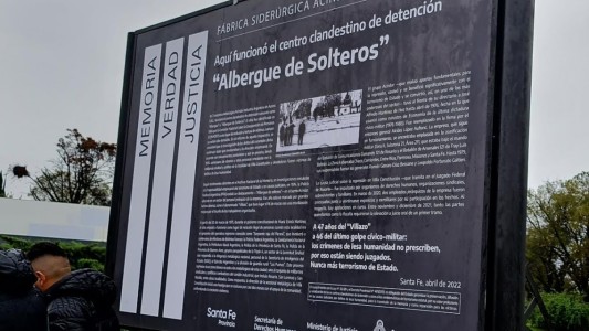 Señalizaron el Espacio de Memoria en la metalúrgica Acindar
