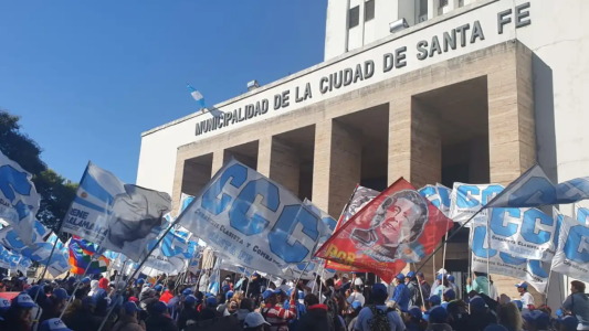 Caos en el tránsito en el centro por una manifestación de la CCC