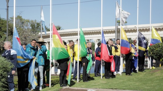 Santa Fe dio la bienvenida a los países que participan de los Juegos Suramericanos