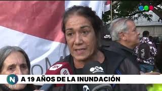 Se realizó una marcha y concentración por los 19 años de la inundación de 2003