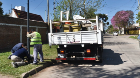 Las tareas de iluminación, bacheo y arbolado previstas para este 2 de mayo