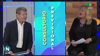 Se realizó el primer Consultorio Previsional en Telefe Noticias Segunda Edición