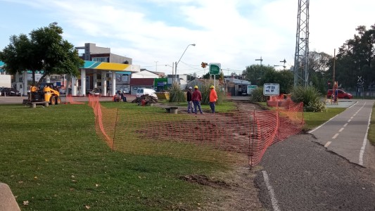 Comenzó la construcción del Circuito Aeróbico en el Parque Federal