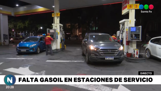 Hay faltante de gasoil en las estaciones de servicio de la ciudad