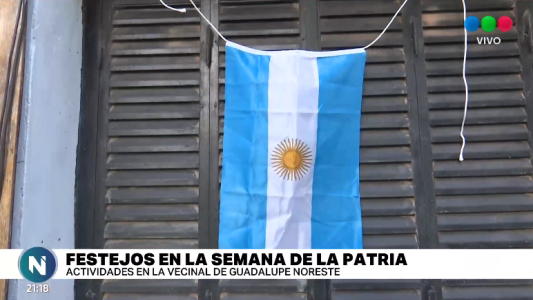 Semana de la patria: Guadalupe Noreste se viste de celeste y blanco