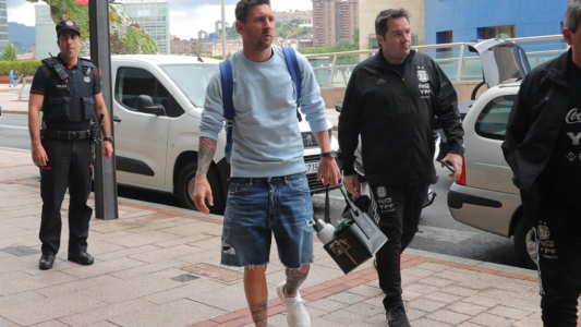 Messi y la mayoría de los seleccionados ya están en Bilbao