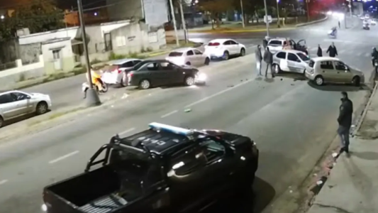 Choque múltiple en Presidente Perón e Iturraspe con heridos leves