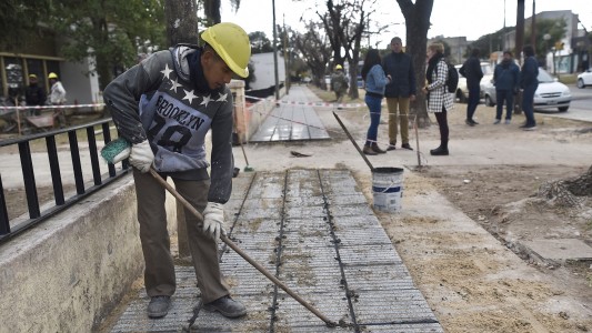 Avanzan las obras en un complejo educativo de barrio Guadalupe