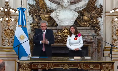 Silvia Batakis asumió en Economía en reemplazo de Martín Guzmán