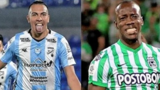El colombiano Perlaza y el paraguayo Otazú son jugadores de Colón