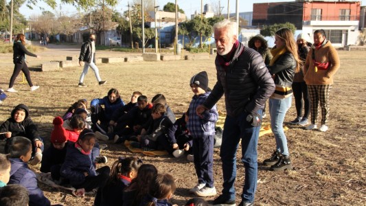 Instalan un parque educativo de Seguridad Vial en el alero de Barrio Acería
