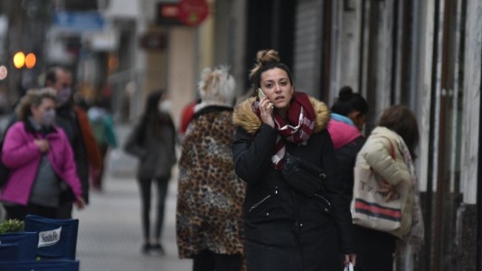 Martes helado en la ciudad de Santa Fe