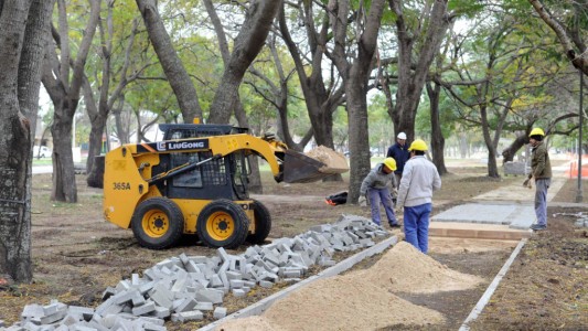 El sendero peatonal y deportivo del Parque Federal registra un avance del 65%