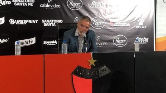 Rondina se fue con bronca por el resultado y la expulsión de Goltz