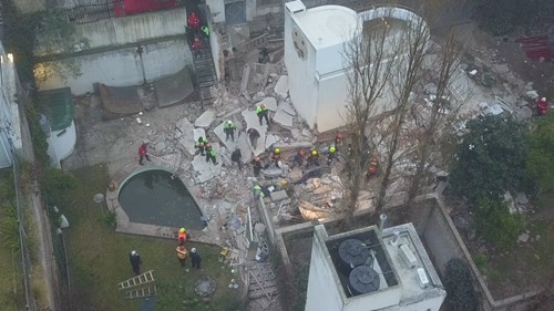 Derrumbe en la barranca: "No descartamos ninguna hipótesis"