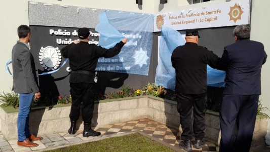 Se inauguró en la Jefatura de Policía un espacio de la memoria en homenaje a los caídos
