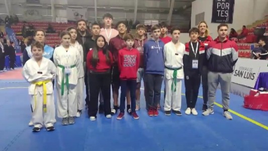 Dos santotomesinos triunfaron en el Encuentro de Taekwondo Nacional de menores