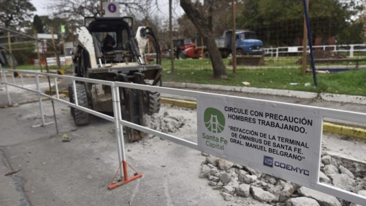 Comenzaron las obras para la puesta en valor de la Terminal de Ómnibus