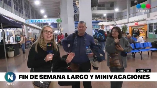 Fin de semana XL: Intensa actividad en la Terminal de Ómnibus