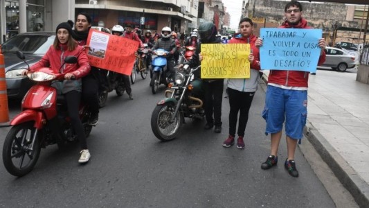 Este fin de semana hubo cuatro robos a cadetes y cada vez son más violentos