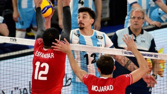 Mundial de vóley: Argentina peleó hasta el final, pero cayó ante Irán