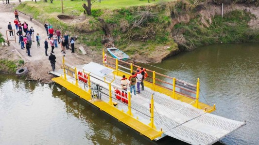 Entre Ríos: habilitan la balsa de Villa Urquiza