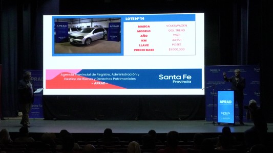 APRAD realizó una nueva subasta pública de bienes secuestrados y decomisados al delito