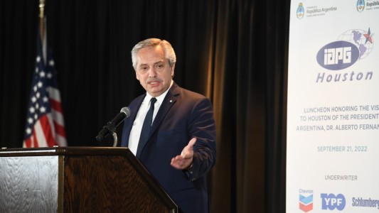 En Houston, Alberto Fernández llamó a las petroleras a invertir en la Argentina