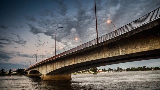 Un accidente en el puente Oroño demoró el tránsito en las rutas 1 y 168