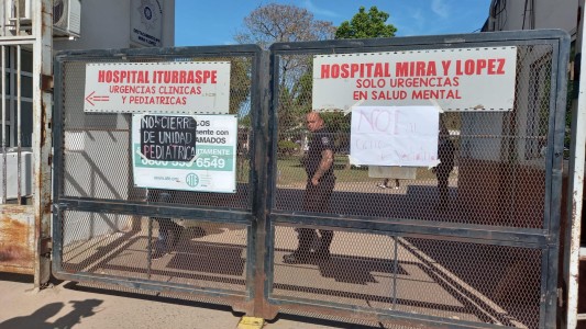 Protesta en rechazo al traslado de la Unidad de Pediatría del Mira y López