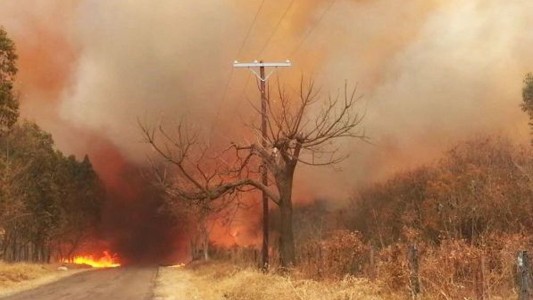 Incendios: Salta, Jujuy y Entre Ríos continúan con focos activos
