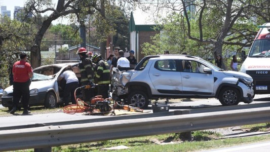 Fuerte choque frente al Club El Quillá
