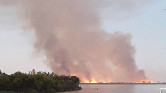 Por los incendios, se montó un comando de operaciones en el Aeropuerto de Sauce Viejo