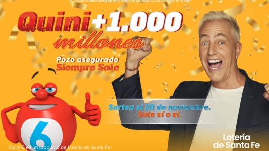 Lotería de Santa Fe lanza el “Quini +1000 millones”