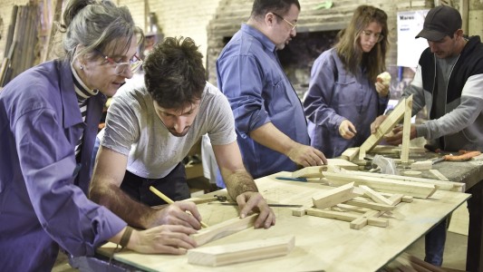 Comenzó la restauración de la mansarda de la Escuela Industrial Superior