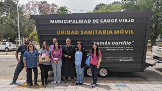 Sauce Viejo: El Municipio instaló una unidad médica para la zona sur
