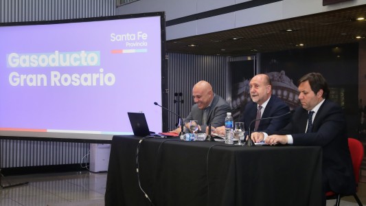 Perotti presentó el Gasoducto Gran Rosario en la Bolsa de Comercio