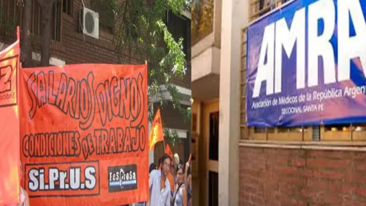 Paran hoy los profesionales de la salud nucleados en AMRA y Siprus