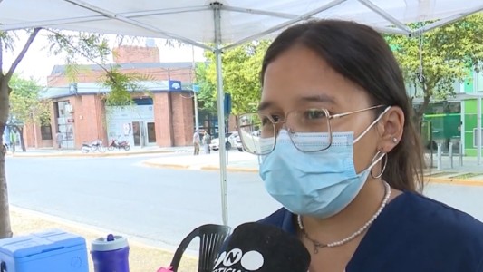 Posta itinerante de vacunación en Santo Tomé