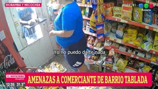 Rosario: Así amenazan a una comerciante de barrio La Tablada
