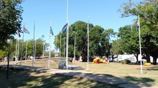 Avanza la puesta en valor de la Plaza de las Banderas
