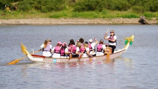 Las Chicas Pink invitan a remar contra el cáncer este sábado