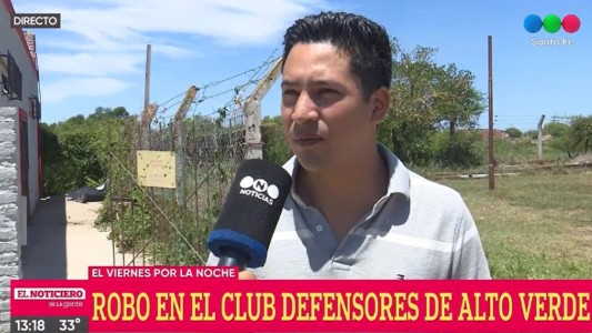 La historia se repite: volvieron a robar en el club Defensores de Alto Verde